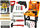 Set lodrash me vegla pune LeanToys Large Handyman, valixhe palos, shumëngjyrësh