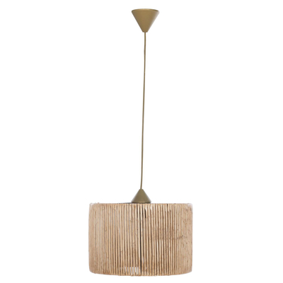 Llambë tavani dru & bamboo 30×30×70 cm (HM7368)
