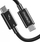 Кабел USB C Choetech Thunderbolt 4, 40Gbps, 0.8m, црн