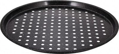 Tepsi për pica Klausberg KB-7442, 34cm, e perforuar, me veshje mermeri jo ngjitëse