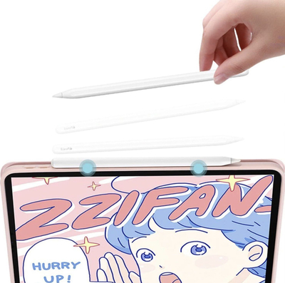 Këllëf me tastierë Bluetooth Strado për iPad Air 10.9 dhe iPad Pro 11, me mbajtëse stylus, rozë