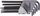 Set çelësash torx në formë L Teng Tools, T8 - T40, 9 copë