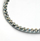 Podstavec dekorativ Affek Design Margot Silver, pasqyrë, 30x14cm, argjendi