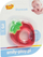 Unazë dhëmbësh Smily Play Strawberry, për bebe 3m+, formë luleshtrydhe, e kuqe