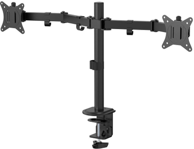 Mbajtëse monitori ESTUFF GLB227002, montim VESA, krah i lëvizshëm, e zezë
