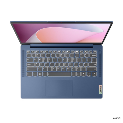 Laptop Lenovo IdeaPad Slim 3 14AMN8, 14" FHD, Ryzen 3 7320U, 8GB 512GB SSD, blu
