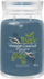 Qiri aromatik Yankee Candle Signature Bayside Cedar, i madh 567g, në kavanoz qelqi, me dy fitila