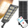 Lampë solare muri outdoor, me sensor lëvizjeje, IP65, e zezë
