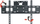 Ѕиден држач за телевизор Red Eagle Hammer RR, 23"-70", до 50 kg, црн