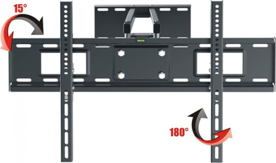 Ѕиден држач за телевизор Red Eagle Hammer RR, 23"-70", до 50 kg, црн