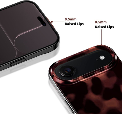Kapak telefoni Tech-Protect Lamano MagSafe për iPhone Air, motiv panter, transparent