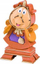 Figurë lodër Disney Bullyland Cogsworth BUL-12563, pa PVC, për fëmijë 3+