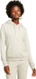 Bluzë me kapuç Nike Sportswear Club Fleece për goca, pambuk poliester, xhep kangur, gri heather