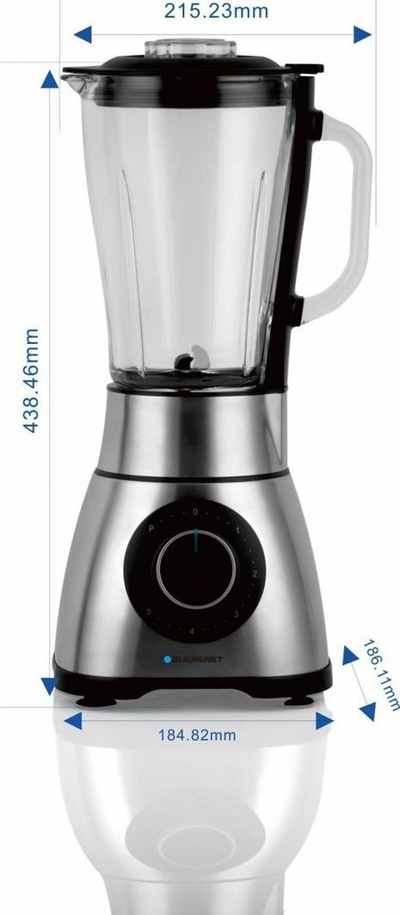 Blender Blaupunkt TBG601, 1.75 L, i argjendtë