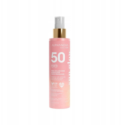 Масло за сонце Alphanova Shimmering Pink, SPF50, со органски масла