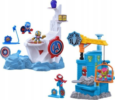 Set lojrash Hasbro Marvel Stunt Squad Crush Villain, figura aksioni, për kalamaj 4+