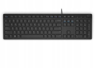 Tastierë Dell KB216, me kabllo, layout UK, e zezë