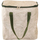 Çantë termike Excellent Houseware Leaves, 15L, 30x20x29 cm, ngjyrë krem