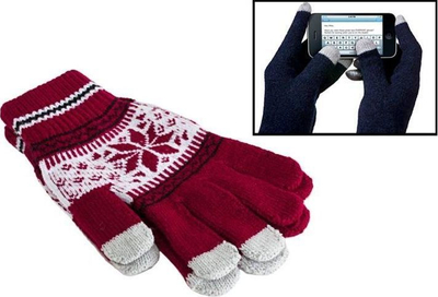 Doreza me prekje CGAuto BQ19A BLACK STAR TOUCH GLOVES, të kuqe