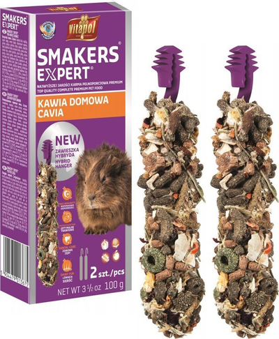 Грицки snack за декоративни свињи Vitapol Smakers Expert, 5 парчиња