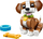 Set ndërtimi LEGO Adorable Animal Playful Puppy 31382, lodër këlysh qeni, shumëngjyrëshe