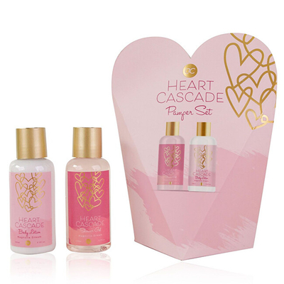 Set për trup Accentra Heart Cascade Magnolia, xhel dushi + losion trupi