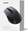 Maus pa tel UGREEN, Bluetooth dhe 2.4GHz, 4000DPI, 6 butona, i zi
