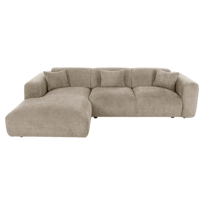 Divan këndor Bricken (i majtë) 110–282×98–160×72 cm (HM3275.01L), bezhë