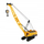 Lodër makinë vinç Mega Creative BUD, 43 cm, plastike, shumëngjyrëshe