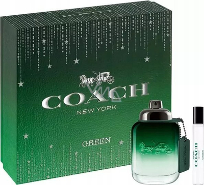 Set dhurate me parfum Coach Green, EDT 60ml, spray per udhetim 7.5ml