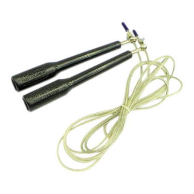 Litar kërcimi Masters SBS T 14257 T, 275 cm, kabllo çeliku, i zi