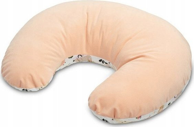 Jastëk gjidhënie Sensillo Velvet Emerald Peach, ergonomik, kadife, shumëngjyrësh