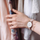 Orë dore Cluse Minuit Rose Gold White/Pink CL30001