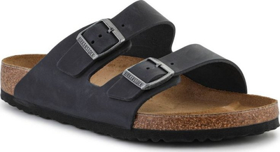Sandale Birkenstock Arizona M 0552111, lëkurë natyrale, shtrojë tapë, t’zeza