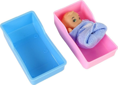 Kukull doktoreshë LeanToys Doctor, 30 cm, me gjëra loje, rozë