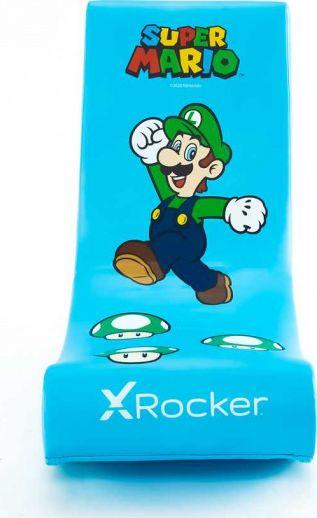 Karrige lëkundëse për fëmijë X Rocker Nintendo Super Mario Luigi, e kaltër