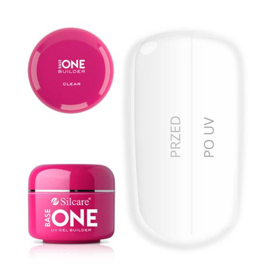 Xhel për thonjë Silcare Base One Clear, 50g