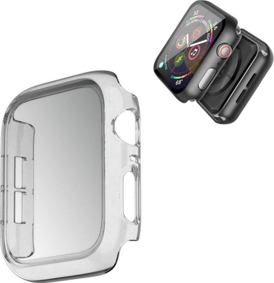 Mbulesë xhami për Apple Watch Series 7 41mm, 2 në 1, transparente