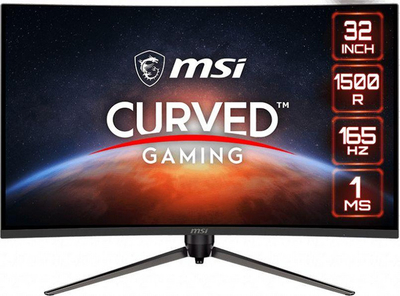 Monitor MSI, 31.5", 1920 x 1080 (FullHD), 165 Hz, i zi