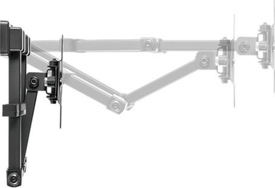Krah muri për monitor Deltaco ARM-1204, 13"-27", i zi