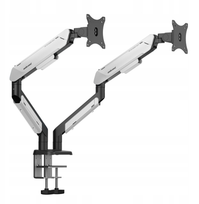 Krah monitori Anda Seat A9-2S, dyfishtë, 17-42", 2-15kg, zi bardhë