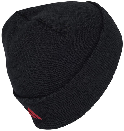 Kapele adidas Manchester United Woolie Cap IY0437, poliestër i ricikluar, e zezë