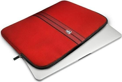 Çantë laptopi Ferrari Urban Sleeve, 13", najlon që s’e merr uji, e kuqe