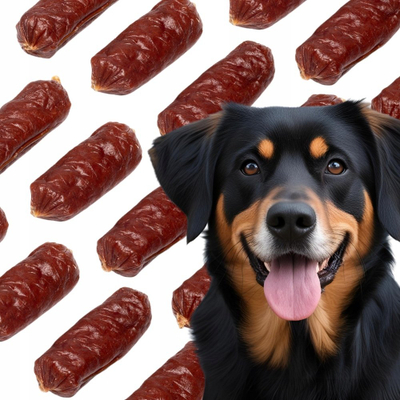 Shpërblim për qen Mr. Pretzel Sausages With Lamb, pa gluten, 500 g