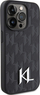Mbrojtëse telefoni Karl Lagerfeld KLHCP15XPKLPKLK, lëkurë, për iPhone 15 Pro Max 6.7", e zezë