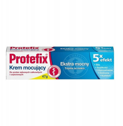 Krem fiksues për proteza Protefix Neutral, pa zink, 47g