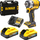 Çelës goditës me bateri DeWalt DCF921H2T, 1/2", 18V 5Ah, i verdhë