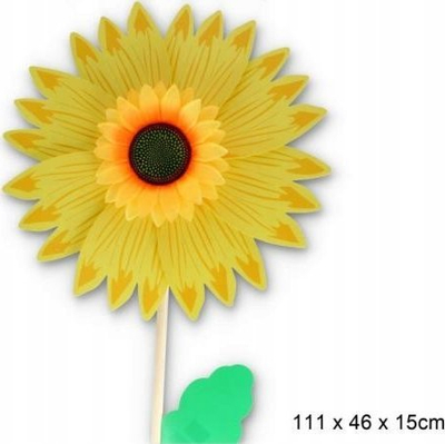 Lodra mullizë ere Gazelo Z6186 Windmill, gjatësi 92cm, si lulediell shumëngjyrësh
