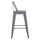 Stol metalik Melita 42×42×98 cm (HM8574.10)