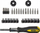 Set kaçavidash me ratchet Stanley 0-54-925, 29 pjesë, me bit-a dhe çelësa soketash